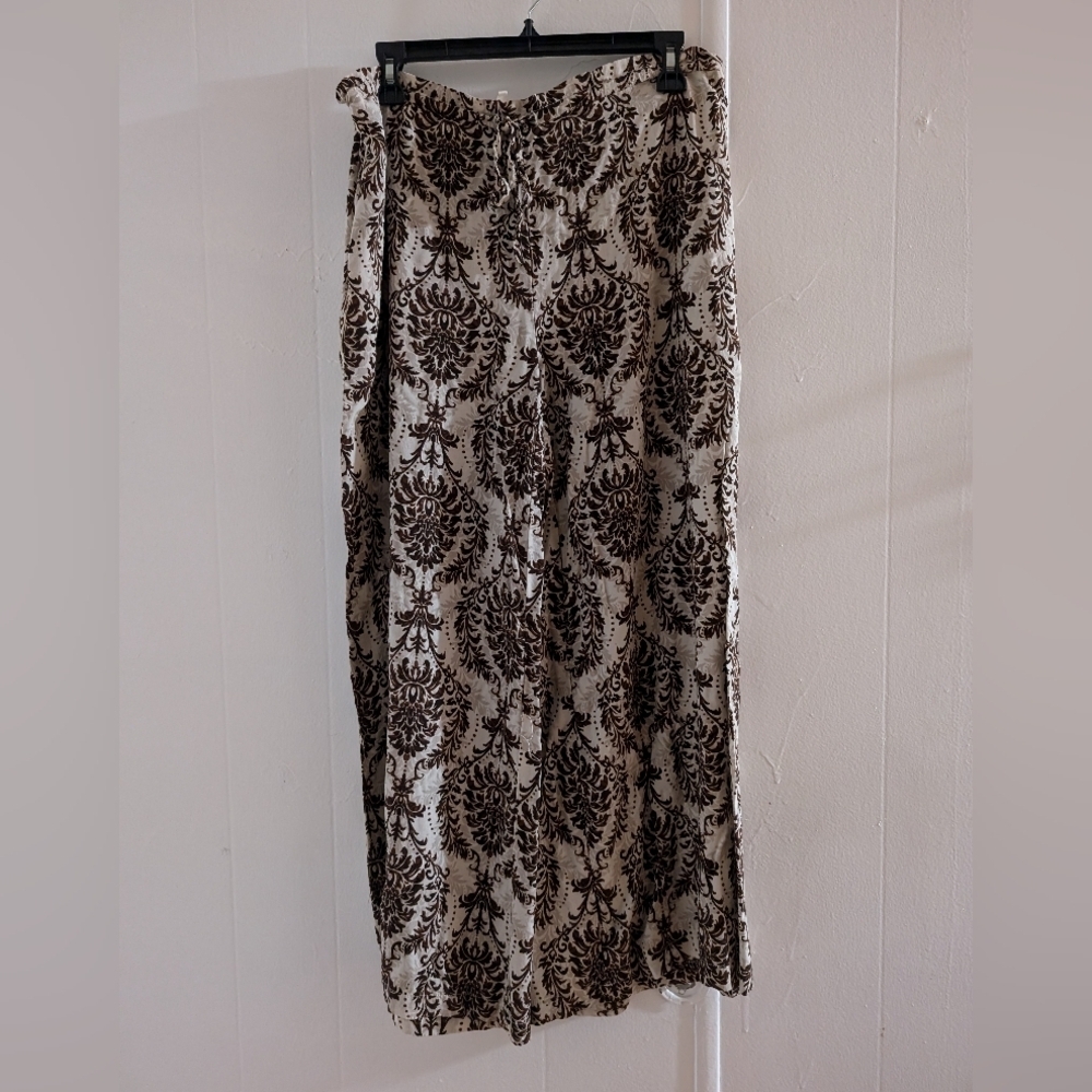Promesa Brown and Cream Patterned Trousers